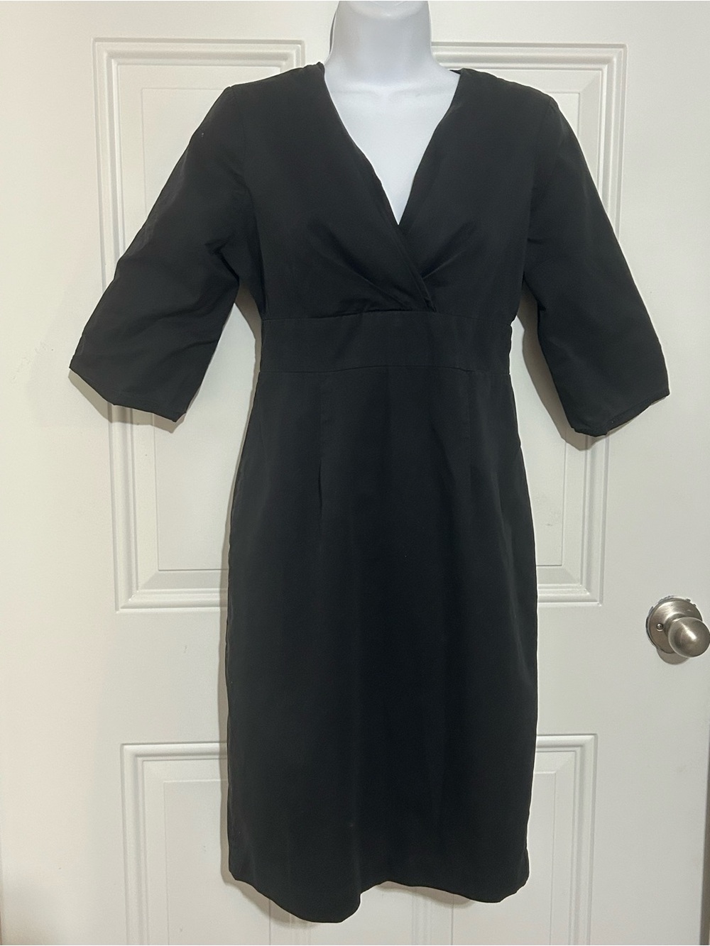Bitten by Sarah Jessica Parker Black V-Neck Midi Dress